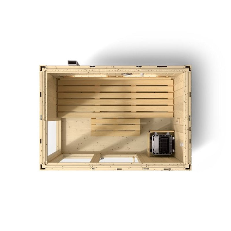 Kohler C1 Indoor Scandinavian Spruce Sauna Kit