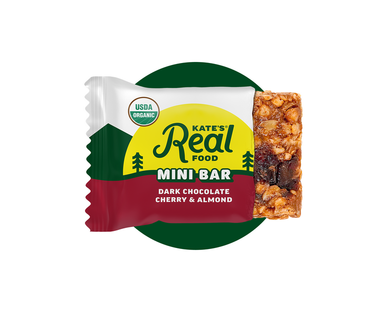 Kate's Real Food Dark Chocolate Cherry & Almond Mini Bar