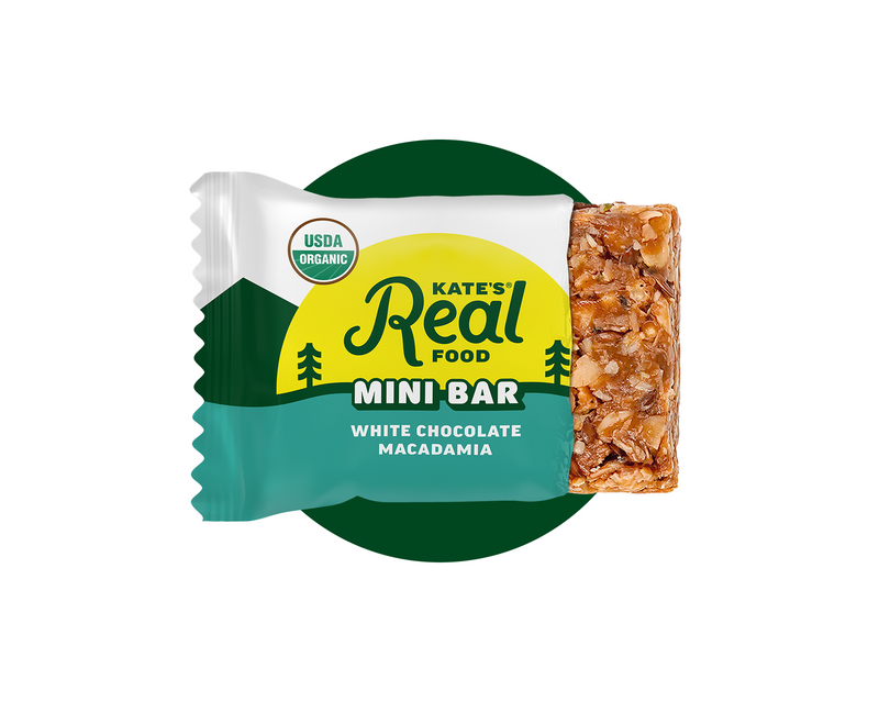 Kate's Real Food White Chocolate Macadamia Mini Bar