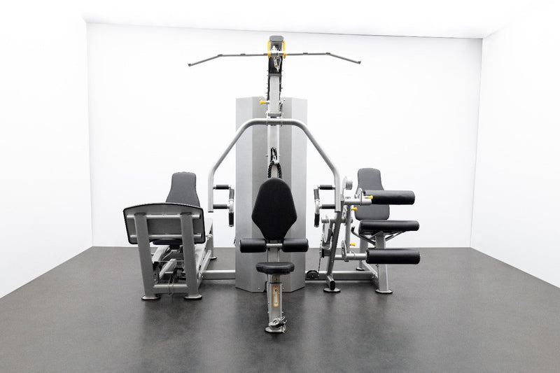 BodyKore MTI4005 3 Station Multi-Gym (Chest/Back, Leg Extension, Leg Press)