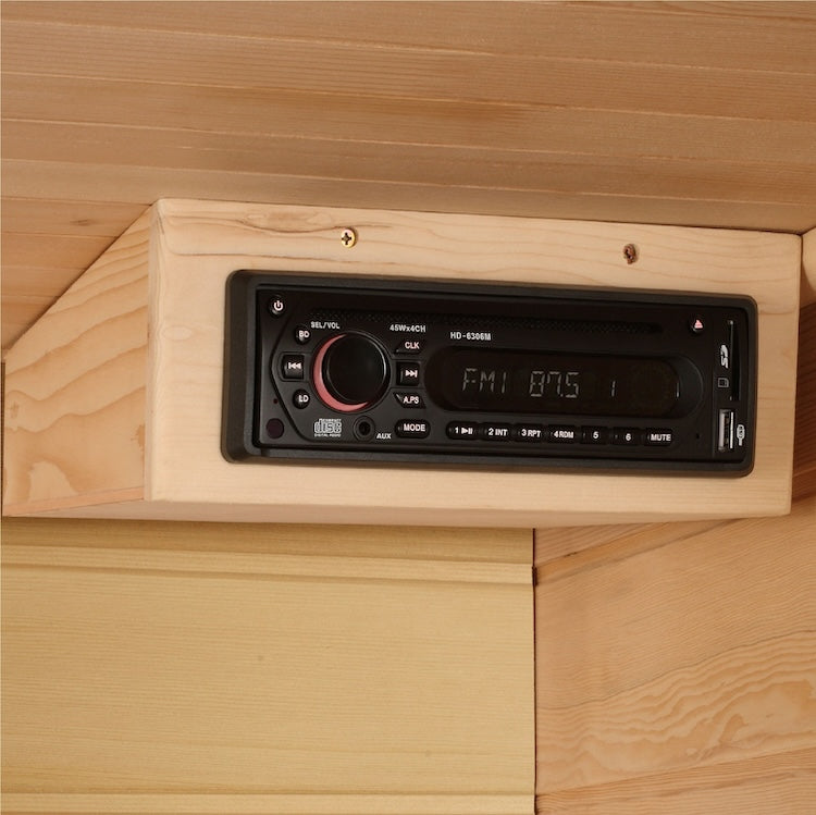 Maxxus 3-Person Low EMF FAR Infrared Sauna (Canadian Red Cedar)