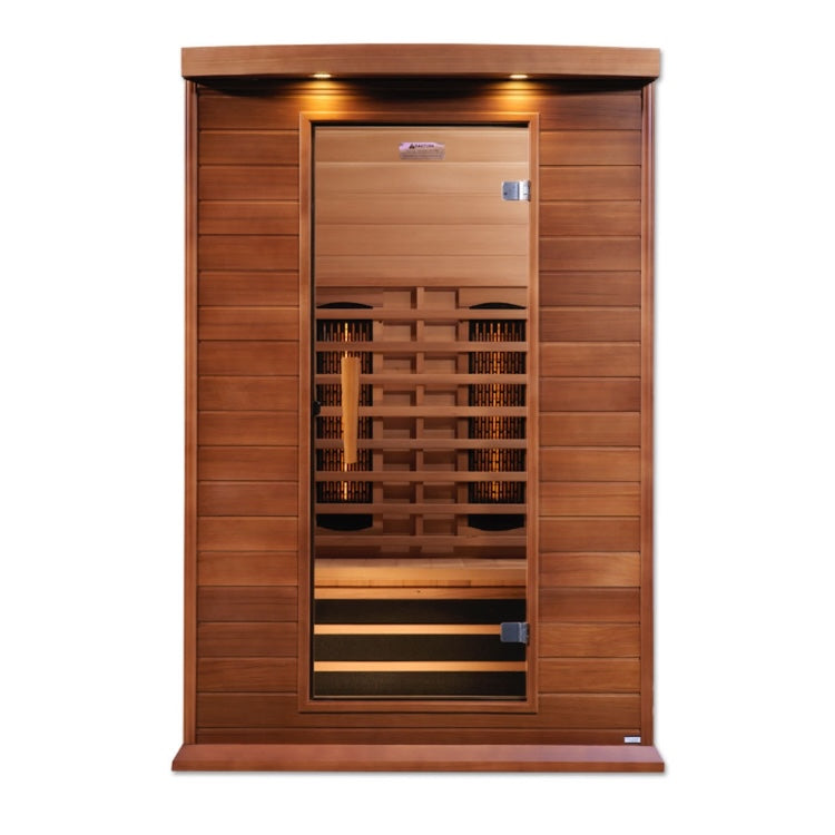 Maxxus 2-Person Full Spectrum Near Zero EMF FAR Infrared Sauna (Canadian Red Cedar)