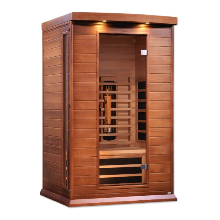 Maxxus 2-Person Full Spectrum Near Zero EMF FAR Infrared Sauna (Canadian Red Cedar)