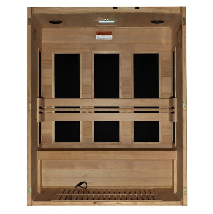 Maxxus S-Line Yoga 3-Person Ultra Low EMF FAR Infrared Sauna
