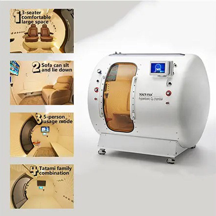 Macy-Pan HE5000 1.5 ATA to 2.0 ATA 5 Person Hard Shell Hyperbaric Chamber (ASME Certified)