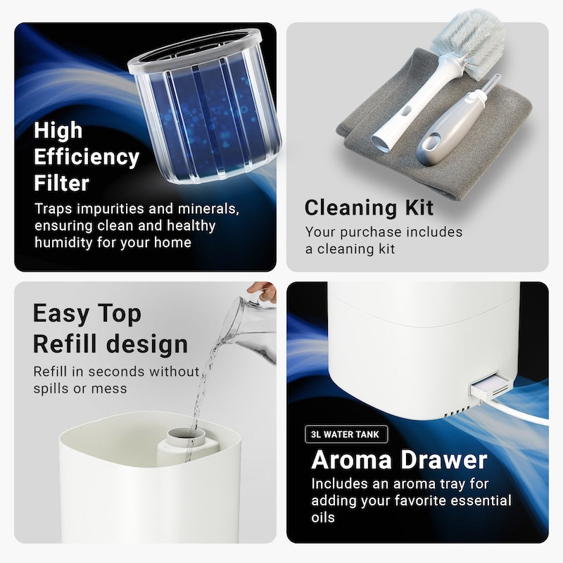 MIKO Breeze Essential Ultrasonic Humidifier