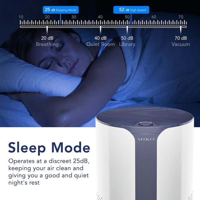 MIKO IBUKI True HEPA Compact Essential Air Purifier