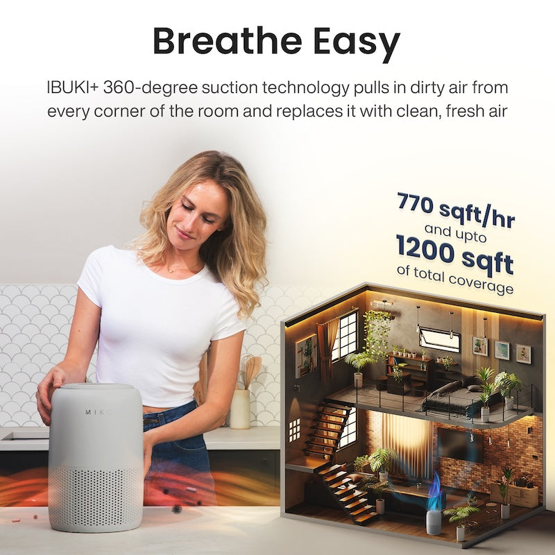 MIKO IBUKI + Smart Living Air Purifier