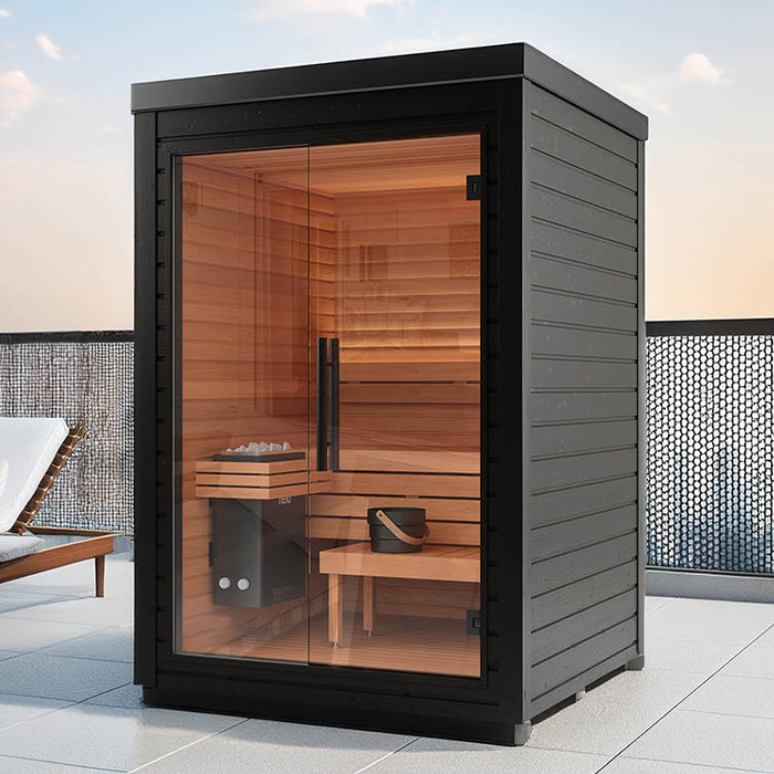 Auroom Mira 1-2 Person Outdoor Traditional Sauna