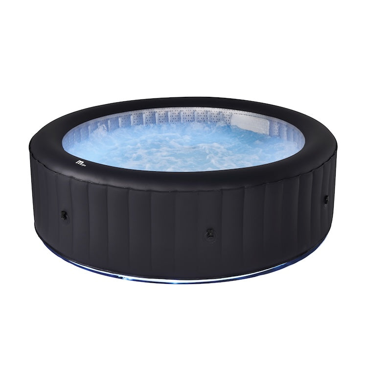 MSPA URBAN Aurora Round 6 Person Inflatable Hot Tub Spa With LED lights