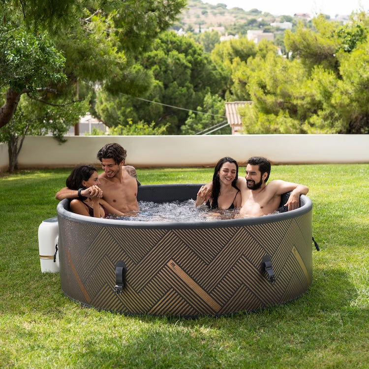 MSPA FRAME Mono Round 6 Person Inflatable Hot Tub Spa