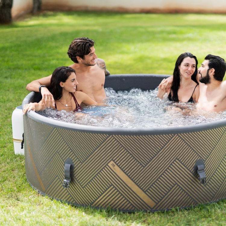 MSPA FRAME Mono Round 6 Person Inflatable Hot Tub Spa — Recovery