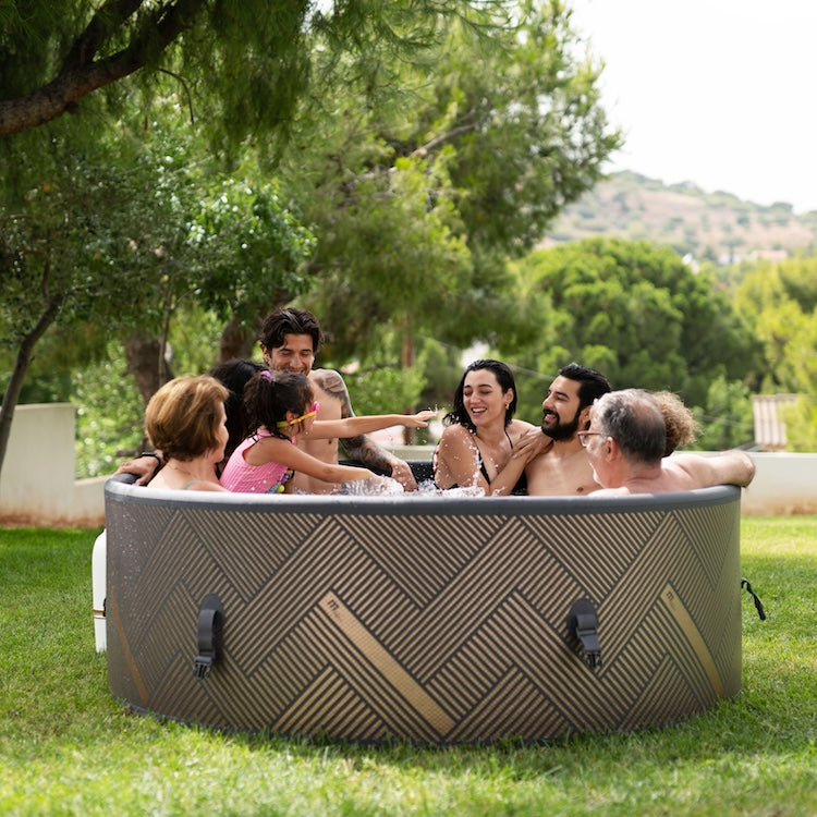 MSPA FRAME Mono Round 6 Person Inflatable Hot Tub Spa