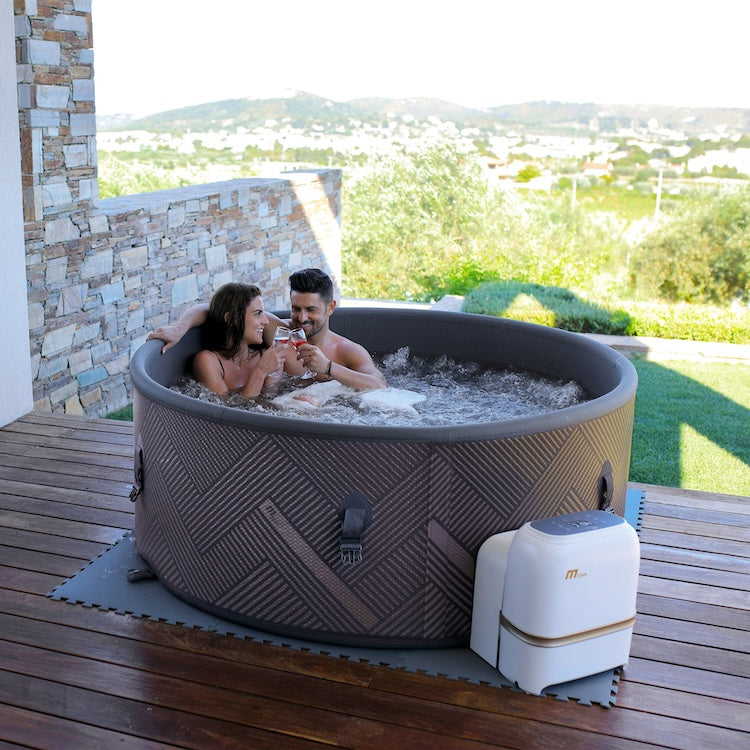 MSPA FRAME Mono Round 6 Person Inflatable Hot Tub Spa