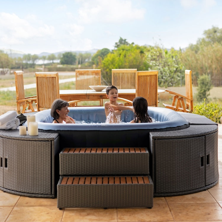 MSPA COMFORT Tekapo 6 Person Square Inflatable Hot Tub Spa