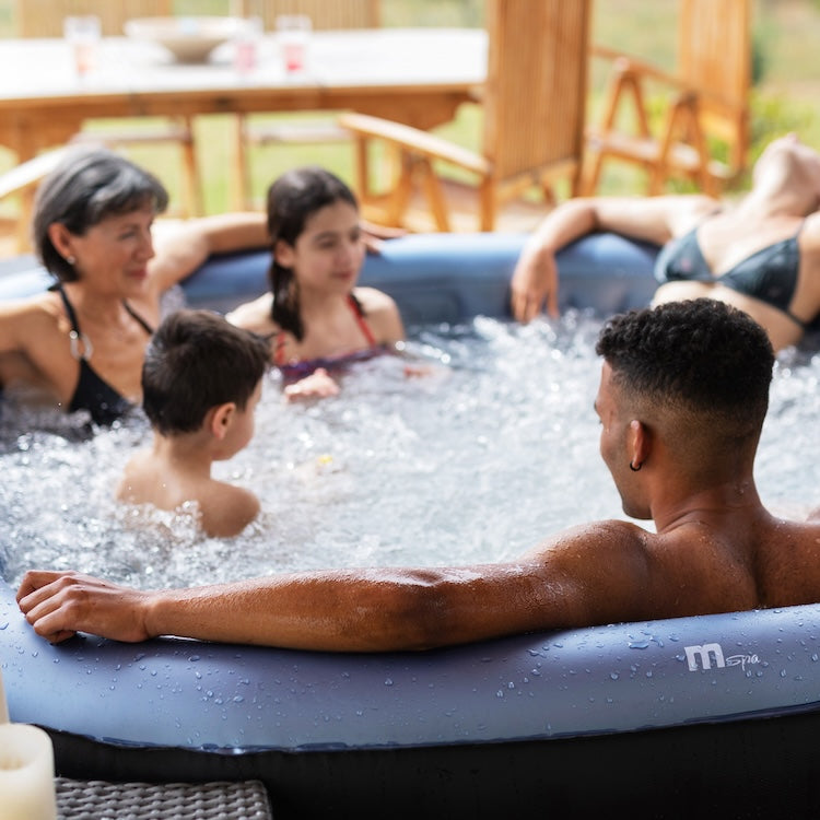 MSPA COMFORT Tekapo 6 Person Square Inflatable Hot Tub Spa