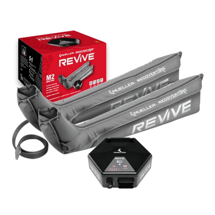 Mueller REVIVE™ M2 RecoveryCare Package: Full Leg Boots & M2 Console