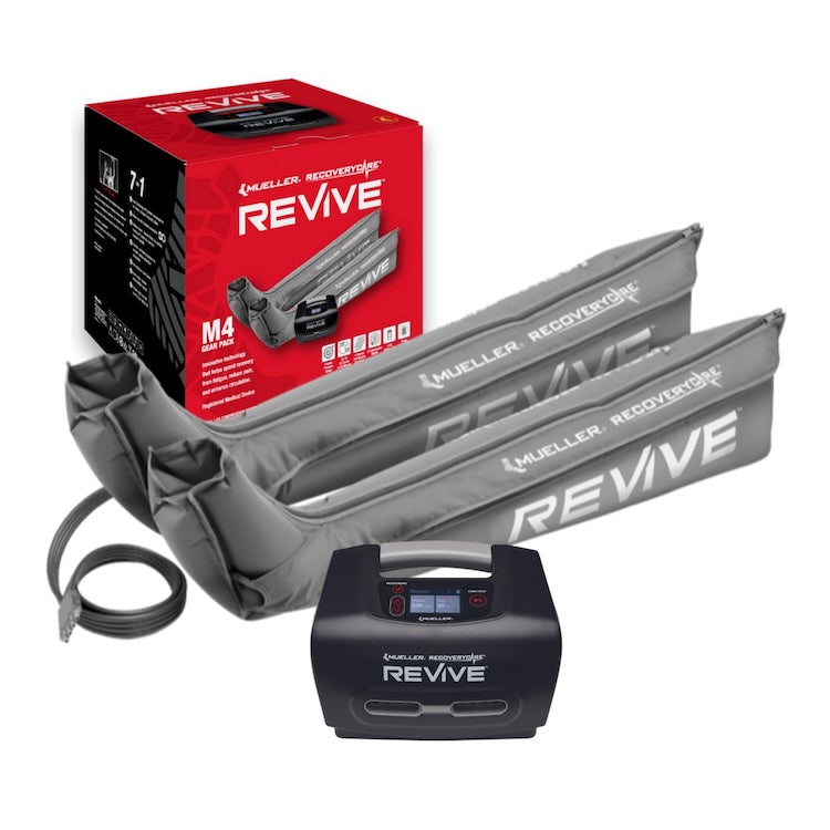 Mueller REVIVE™ M4 RecoveryCare Package: Full Leg Boots & M4 Console