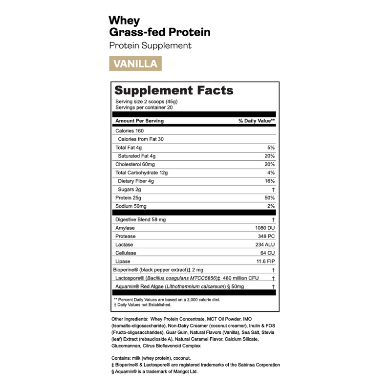 Gnarly Grass Fed Whey Protein