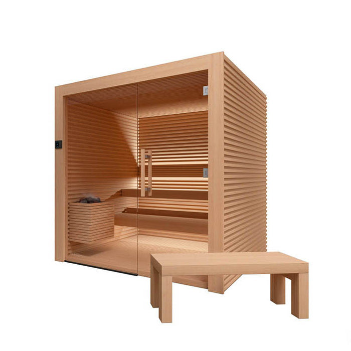 Auroom Nativa Glass 5 Person Indoor Sauna