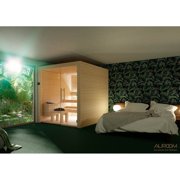 Auroom Nativa Glass 5 Person Indoor Sauna