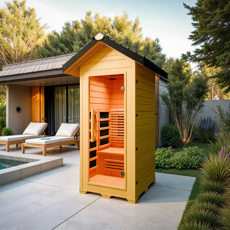 Medical Nature 4 Outdoor Infrared Sauna (1 Person)