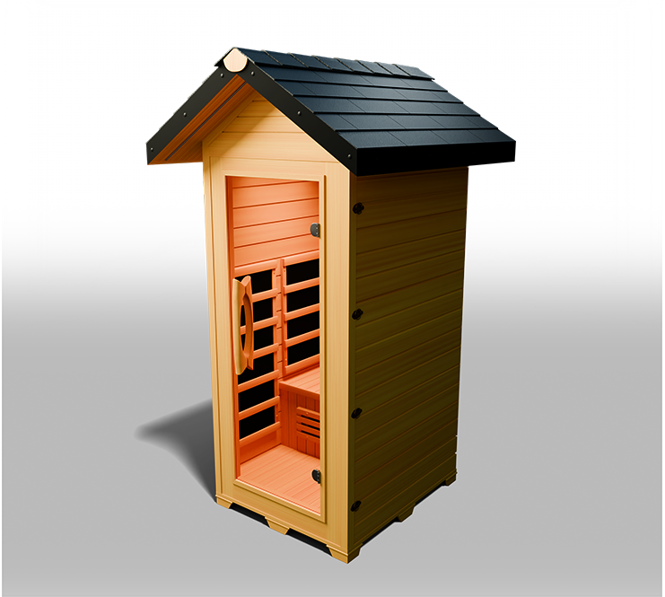 Medical Nature 4 Outdoor Infrared Sauna (1 Person)