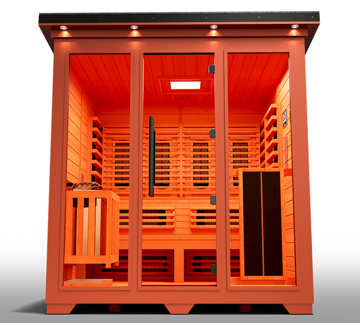 Medical Nature 8 Plus Outdoor Hybrid Sauna (4-6 Person)
