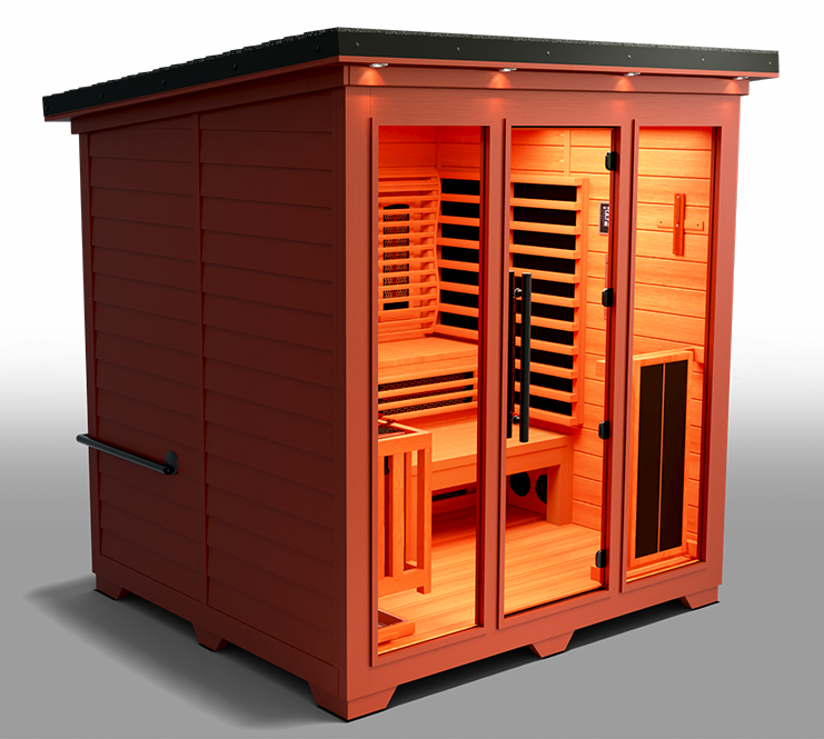 Medical Nature 8 Plus Outdoor Hybrid Sauna (4-6 Person)