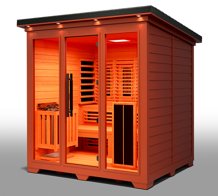Medical Nature 8 Plus Outdoor Hybrid Sauna (4-6 Person)