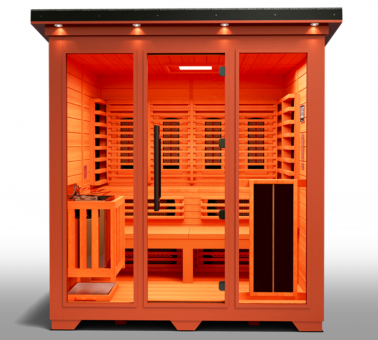 Medical Nature 8 Plus Outdoor Hybrid Sauna (4-6 Person)
