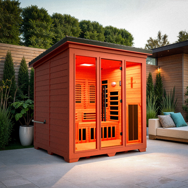 Medical Nature 8 Plus Outdoor Hybrid Sauna (4-6 Person)