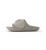 Hyperslide by Nike x Hyperice in Orewood, three-quarter view