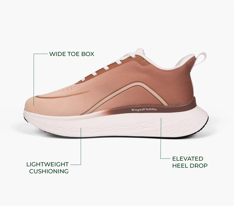 Veloci Men's Mesa Running Shoes - Mocha