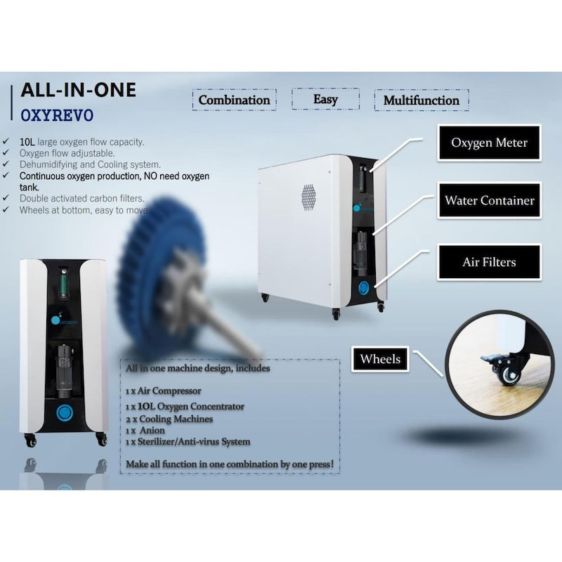 OxyRevo Elite36 1.4 ATA Portable Hyperbaric Chamber