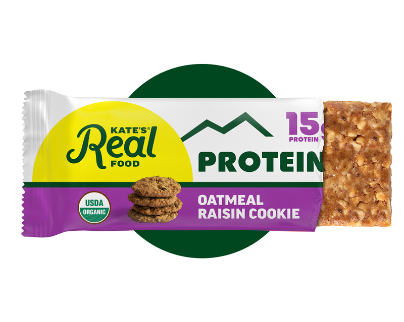 Kate's Real Food Oatmeal Raisin Cookie Protein Bar