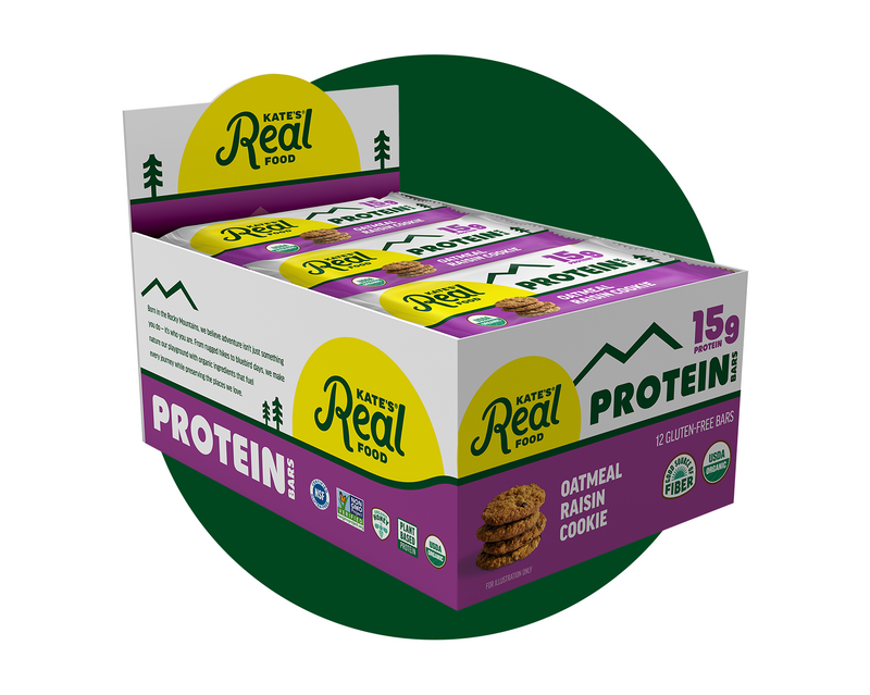 Kate's Real Food Oatmeal Raisin Cookie Protein Bar