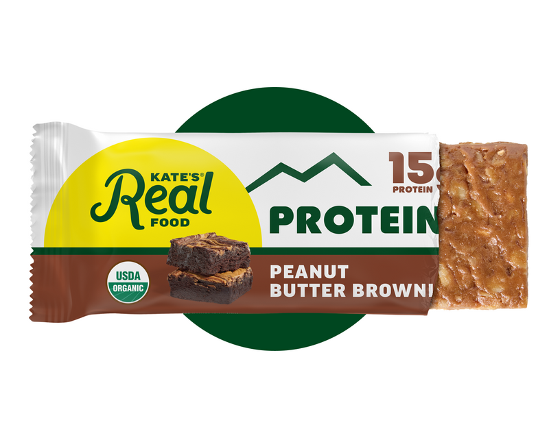 Kate's Real Food Peanut Butter Brownie Protein Bar