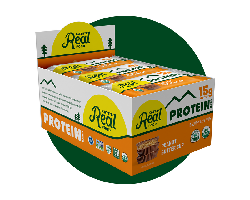Kate's Real Food Peanut Butter Cup Protein Bar