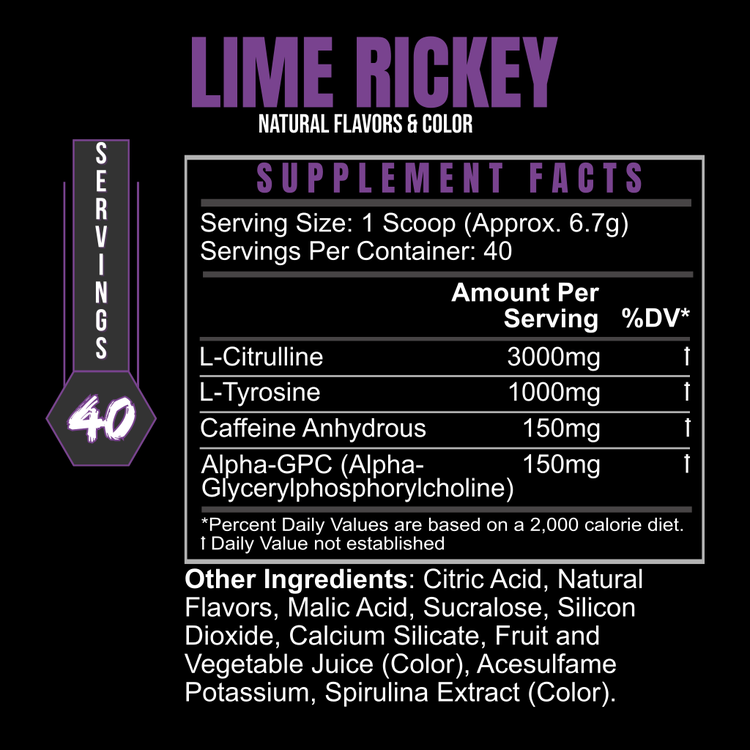 BLACKLABEL Supplements PRE GAME