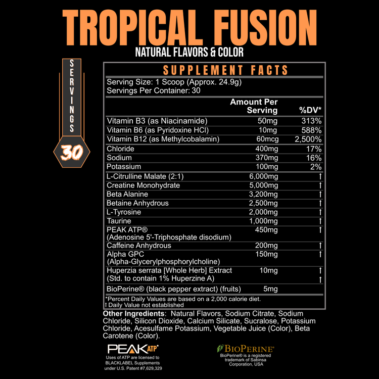 BLACKLABEL Supplements PRE HUSTLE V3