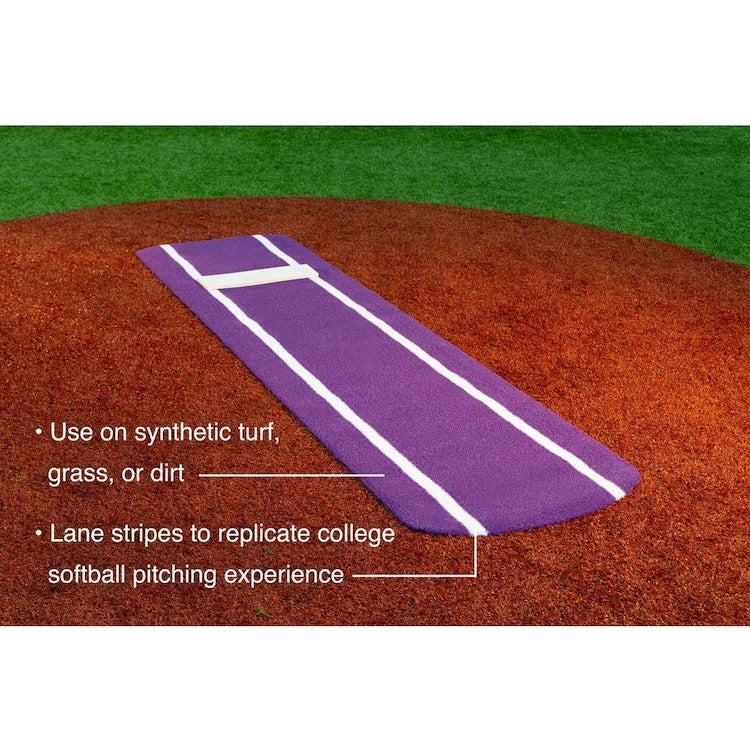Portolite Ultimate Spiked Softball Pitching Mat