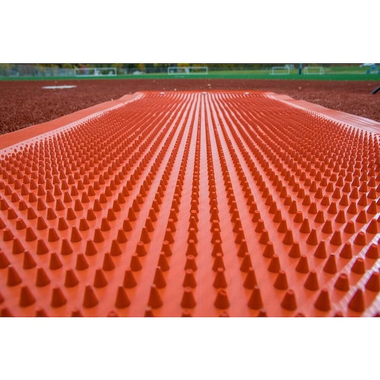 Portolite Pro Softball Pitching Mat with Non Skid Back