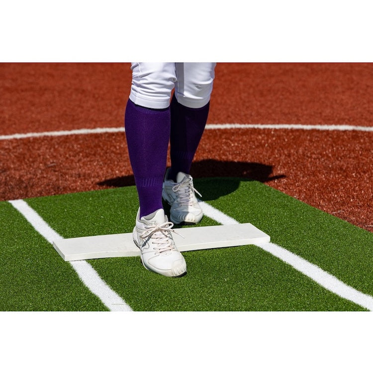 Portolite Pro Softball Pitching Mat with Non Skid Back