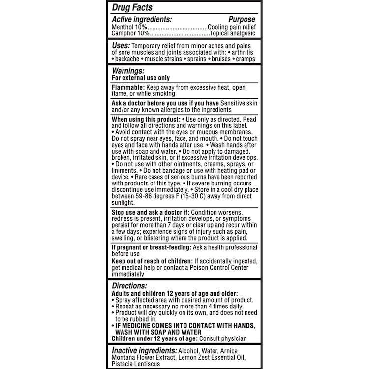 PlayOn Pain Relief Spray