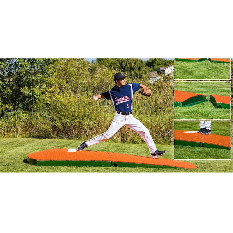 Portolite 10" Two-Piece Practice Pitching Mound