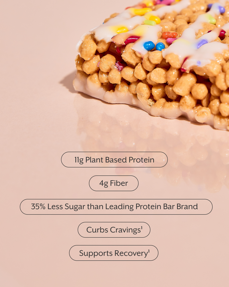 Promix Birthday Cake Plant Protein Puff Bars