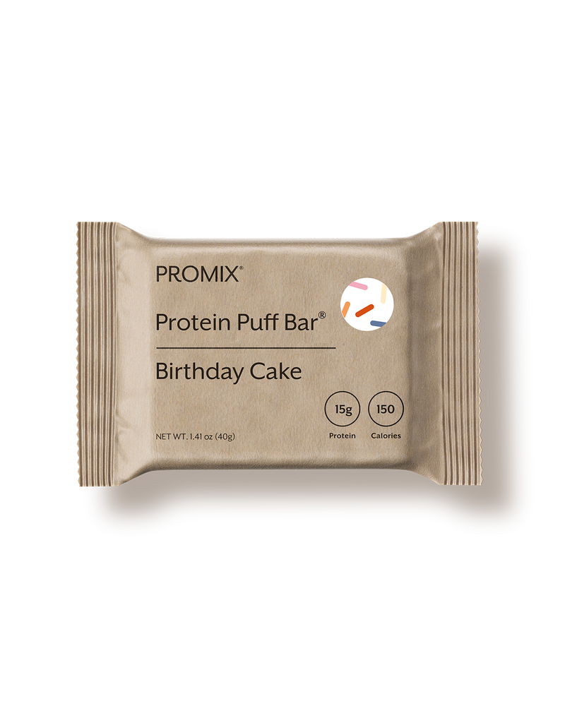 Promix Birthday Cake Protein Puff Bars