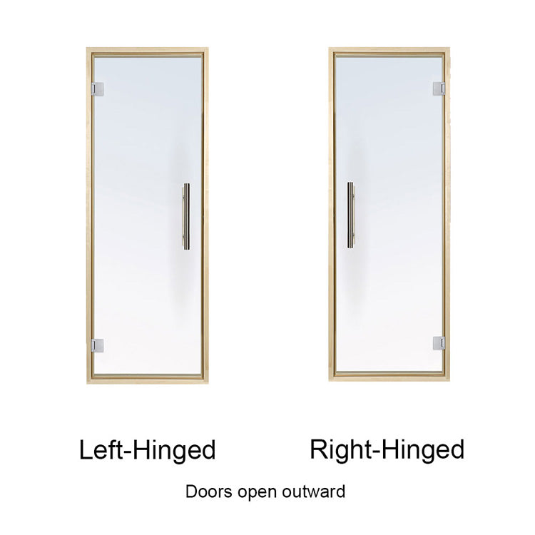Prosaunas Prehung Clear Glass Sauna Door 24x73