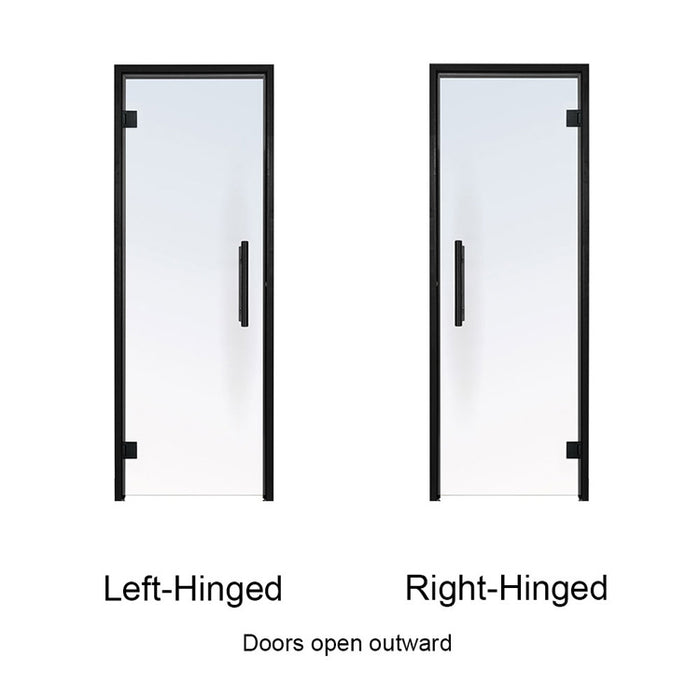 Prosaunas Prehung Clear Glass Sauna Door 24x81